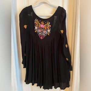 XS Free People Mohave Black Dress